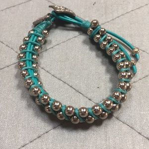 Bead & Leather Bracelet